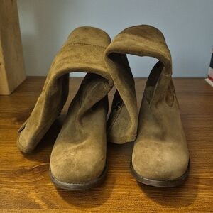 Frye Tan Suede Boots